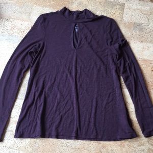 American eagle soft and sexy mock neck top